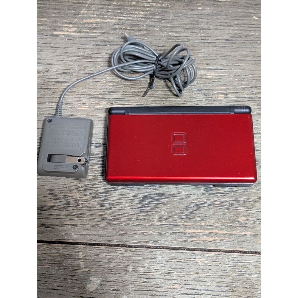 Nintendo DS Lite Handheld Red Console  - Authentic Good Condition Tested Working